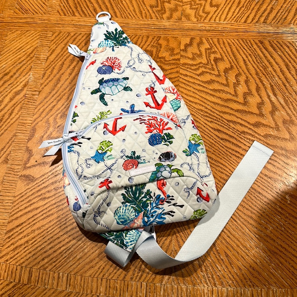 Vera Bradley sea themed shoulder bag